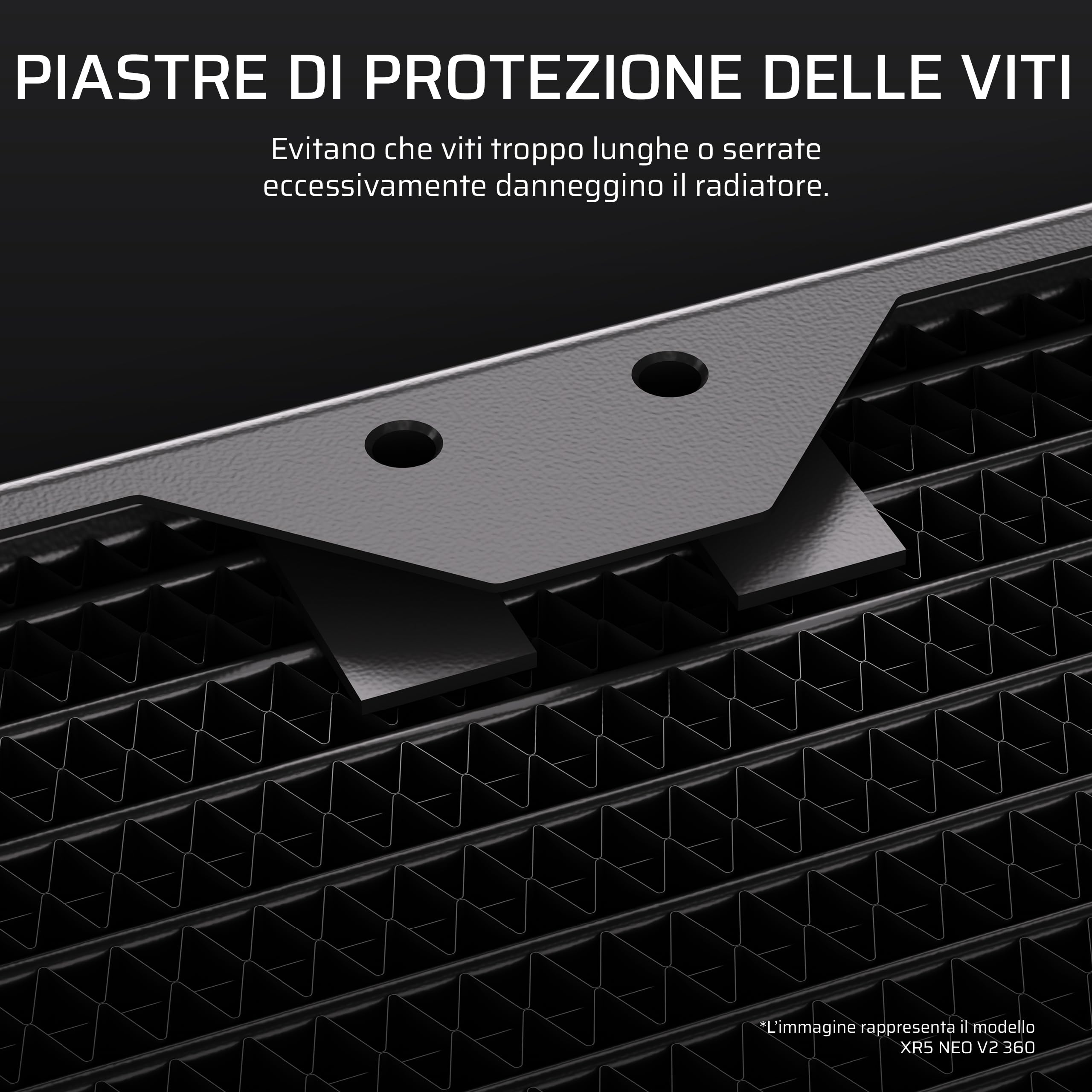 CORSAIR Hydro X Series XR5 NEO V2 Da 360 mm Radiatore Di Raffreddamento Personalizzato – Compatibile Con Ventole iCUE LINK, 3 Supporti Per Ventole Da 120 mm, Filettature G1/4” – Nero
