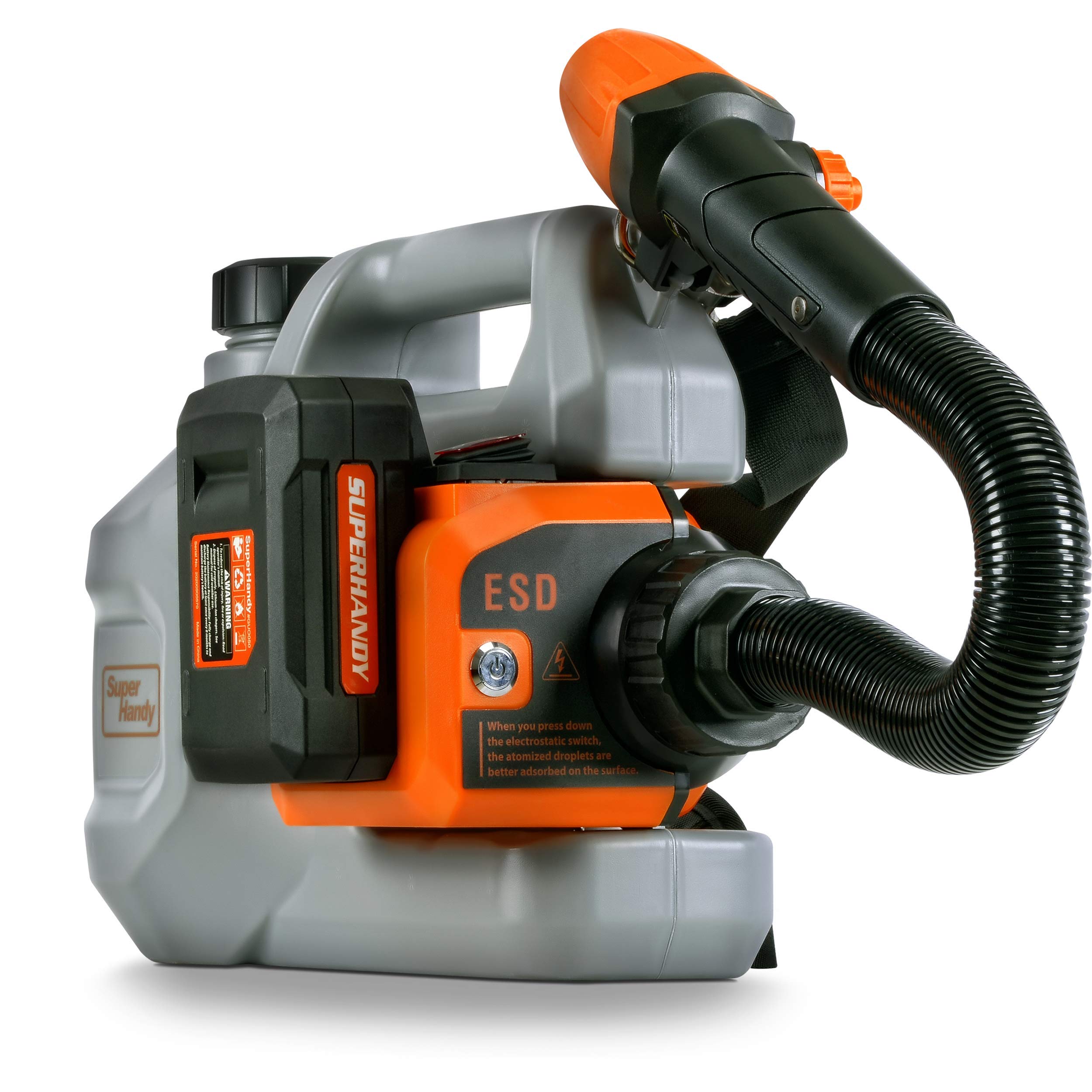 SuperHandy Electrostatic ULV Fogger Sprayer Portable Handheld 5L 48V DC