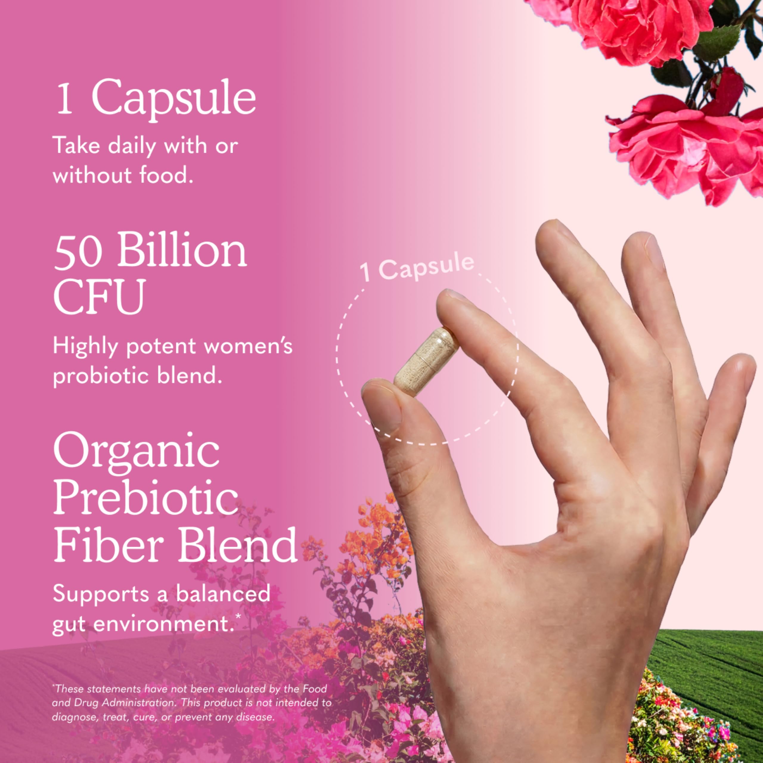 Garden of Life Dr. Formulated Once Daily Women's Probiotics 30 Capsules – Shelf-Stable Probiotic for Women to Support Digestive & Immune Health, Diverse Strains
