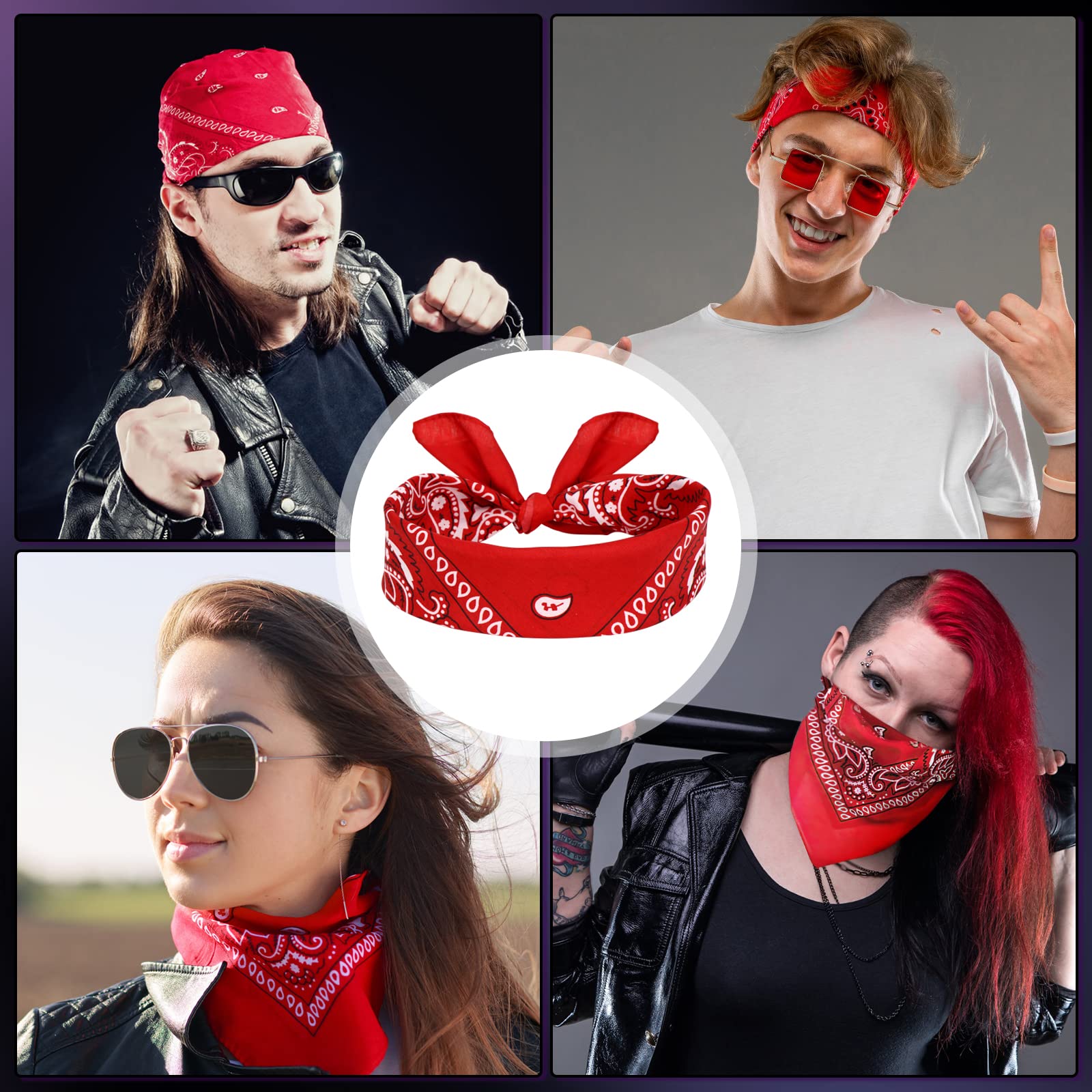 Hysagtek 11 szt. Rocker Fantazyjna sukienka akcesoria dla dorosłych mężczyźni kobiety punk rock kostium gwiazdy rocka zestaw metalowy kostium rockowy 70s 80s 90s na imprezę karnawał artykuły