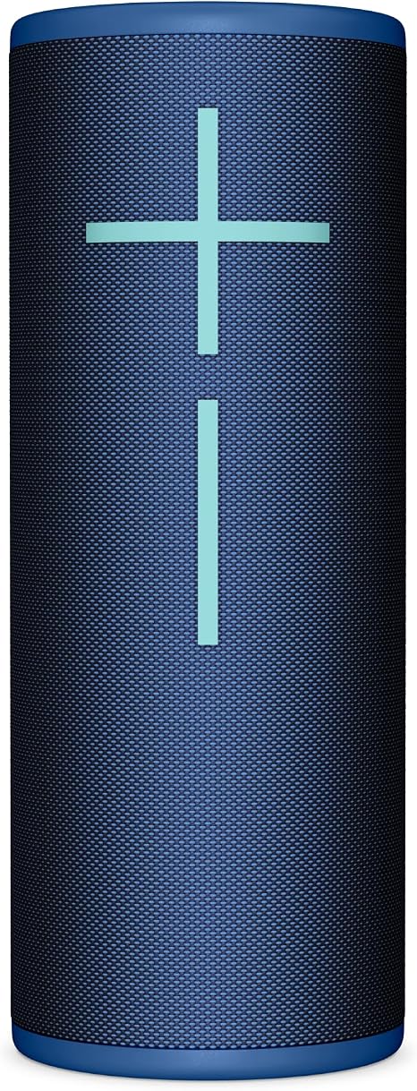 Ultimate Ears MEGABOOM 4 Portable Waterproof Bluetooth Speaker, 360-Degree Sound, Thundering Bass, 147ft Range, 20-Hour Battery, Floating Speaker - Blue