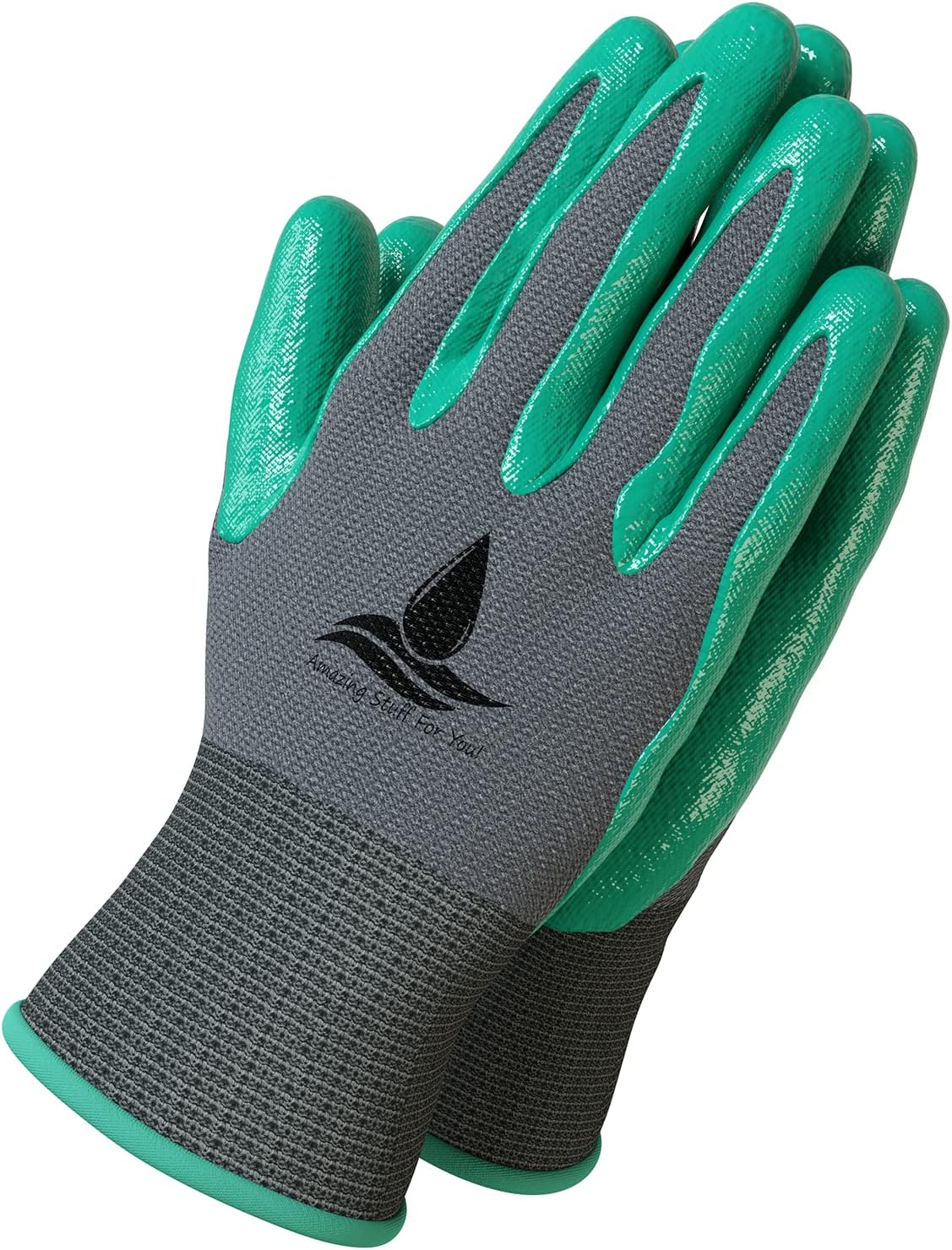 Garden Gloves Women and Men 2 pairs, Super Grippy Texture for Gardening and Work Activities - S,M,L Sizes (Small)