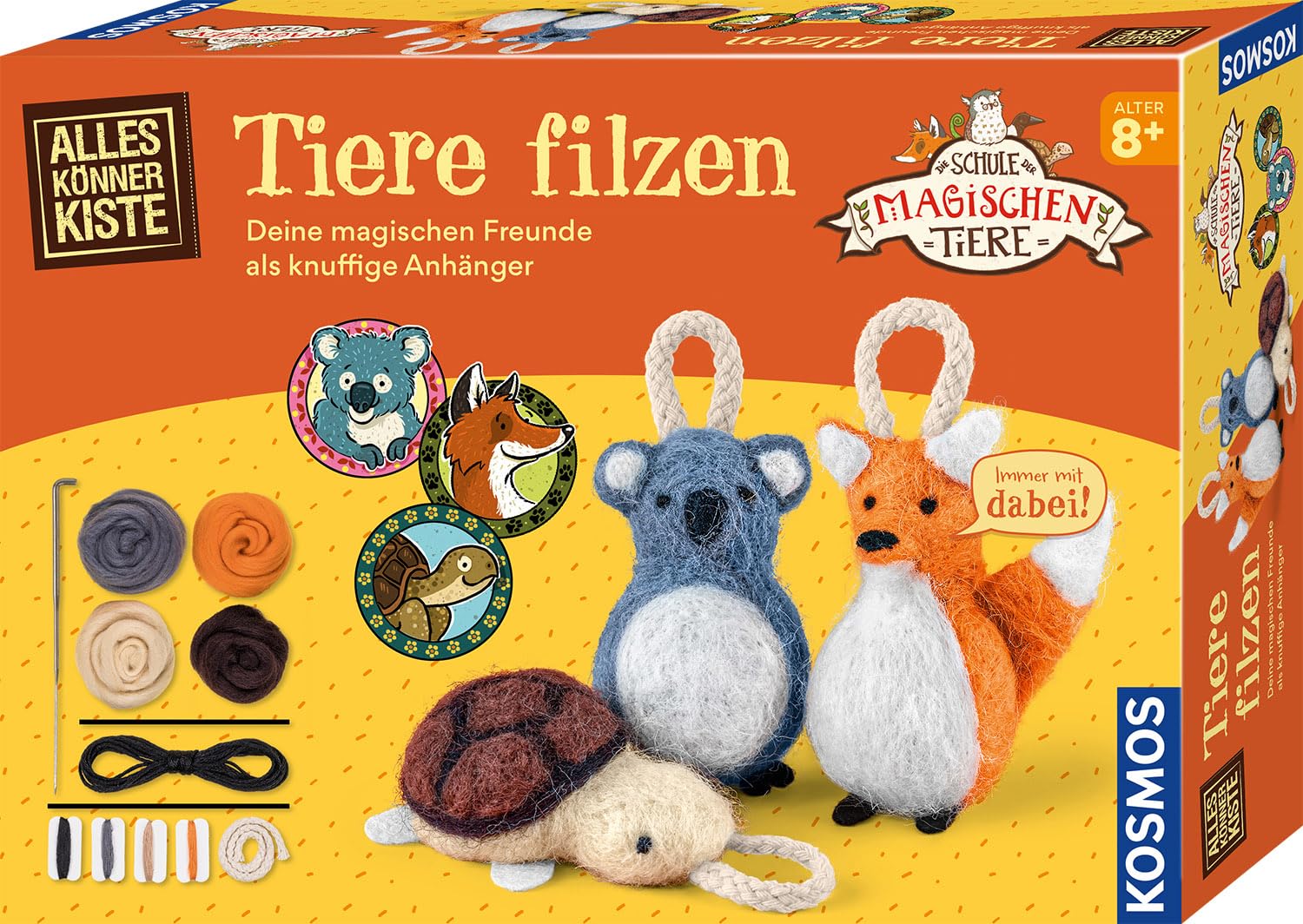 Die Schule der magischen Tiere - Tiere filzen: Bastel-Set