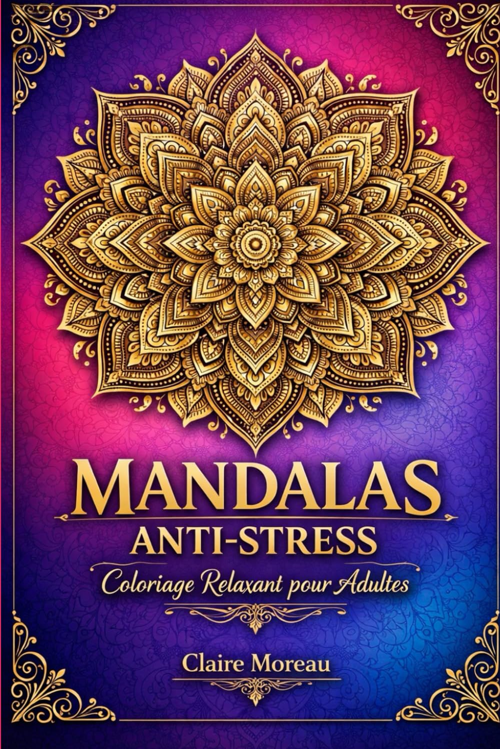 MANDALAS ANTI-STRESS: Coloriage Relaxant pour Adultes