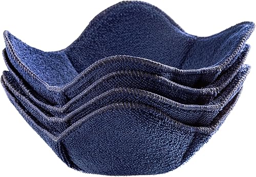 Sheff Juego de 4 cuencos para microondas Cozy Huggers  Duradero y fiable  Para cuencos calientes y fríos, platos y platos para microondas  Tazón