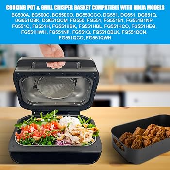 Amazon.com : Outspark Grill Cooking Pot and Combo Crisper Basket