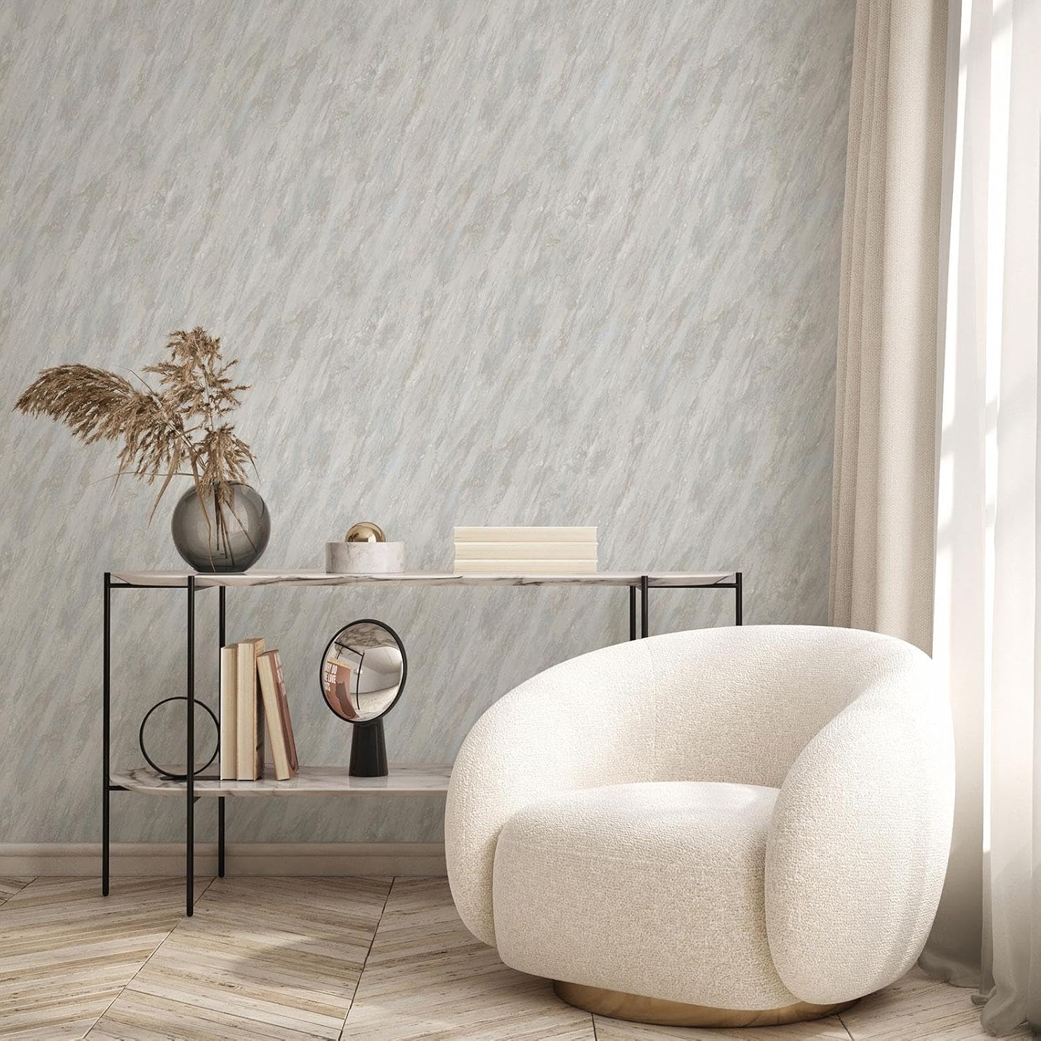Muriva Venezia Marble Wallpaper Natural M66307