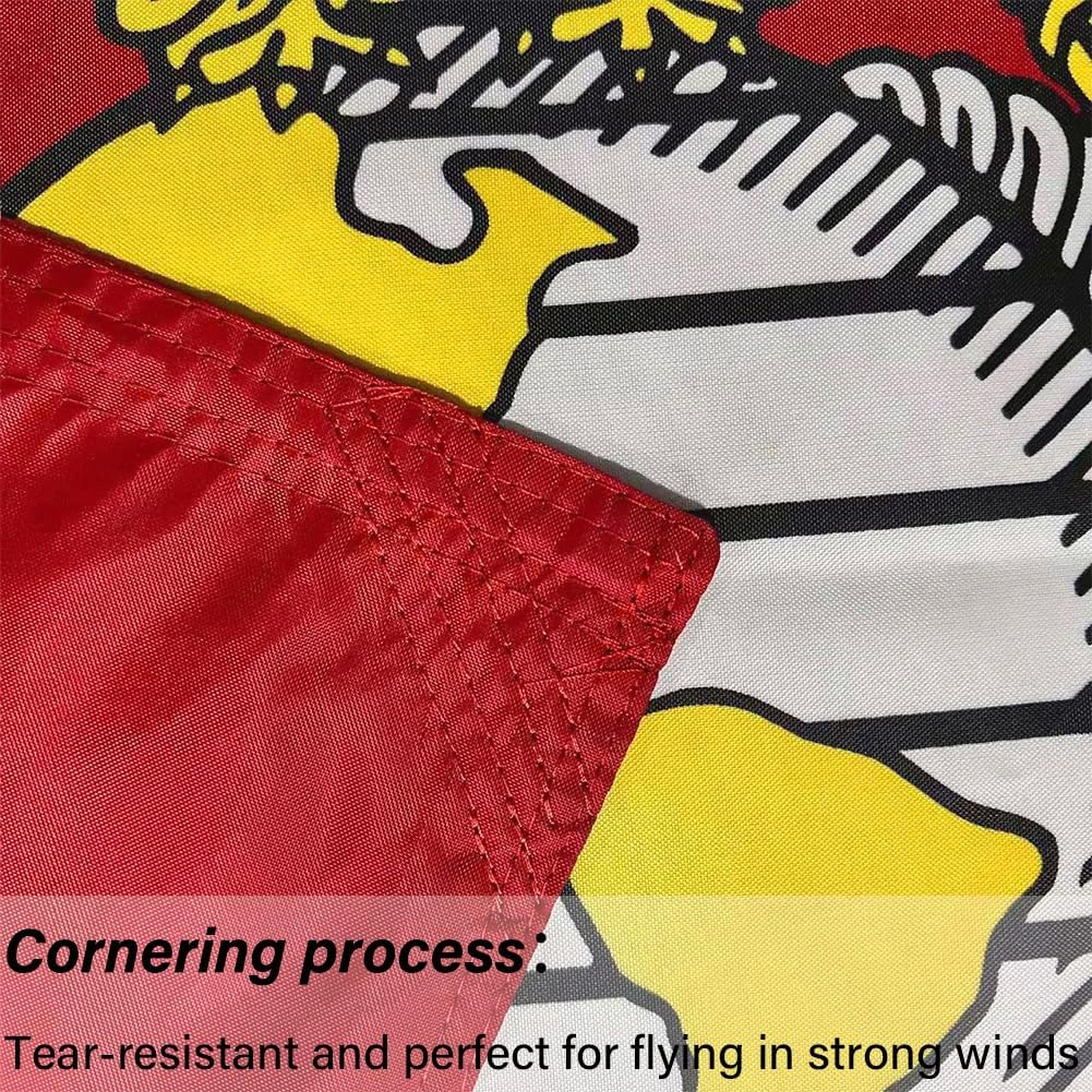 Jayus US Marine Corps Military Flags 3x5 Outdoor - 320D Heavy Duty Nylon Double Sided USMC Army Flag Banner with 2 Grommets - Image 4