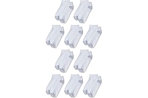 Women's Value, Low Cut Soft Moisture-Wicking Socks, 10-Packs