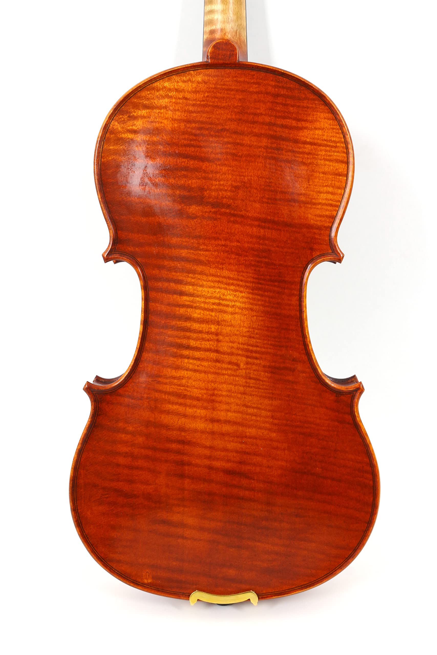 Yinfente Master 4/4 Violino Stradivari Modello Bel Suono - Fiamma Acero, Ebano - Con Caso Libero e Arco - Un Pezzo
