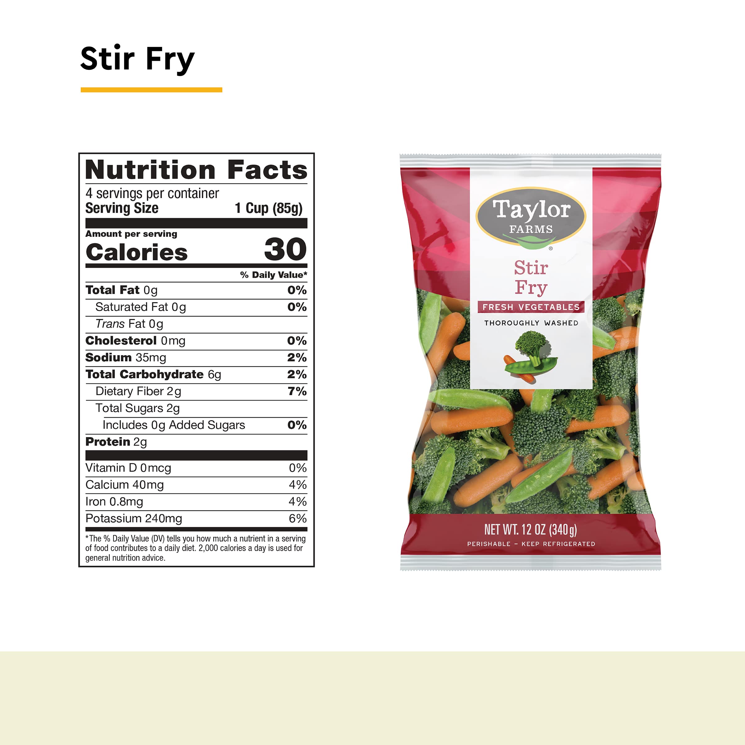 Taylor Farms Stir Fry 12oz — view 5