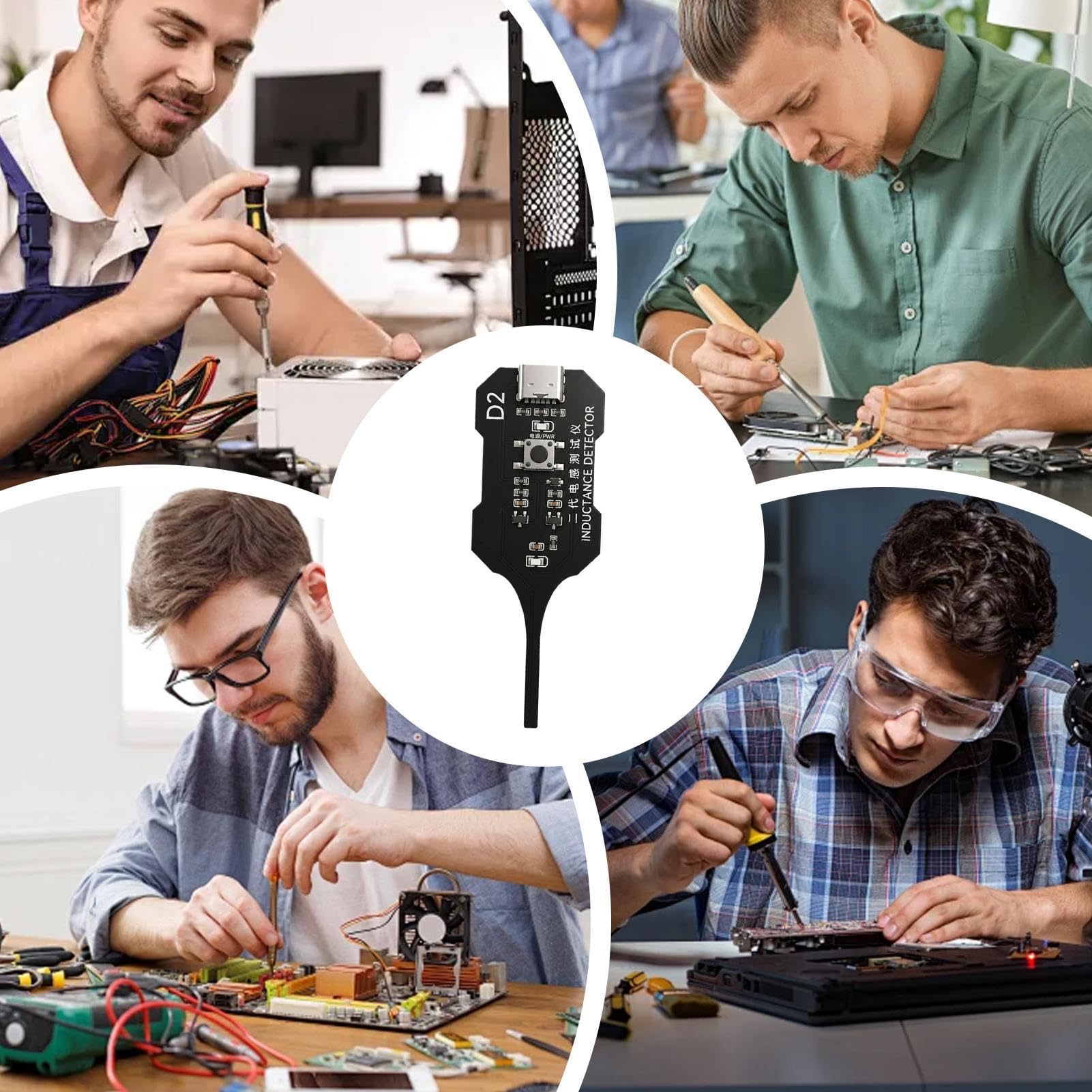 2.0 Tester Induttanza, Tester Per Induttanze, Testers Di Induttanza Elettromagnetica In Circuito, Localizza Rapidamente Il Punto Guasto, Facile Da Usare Per Professionisti E Hobbistis