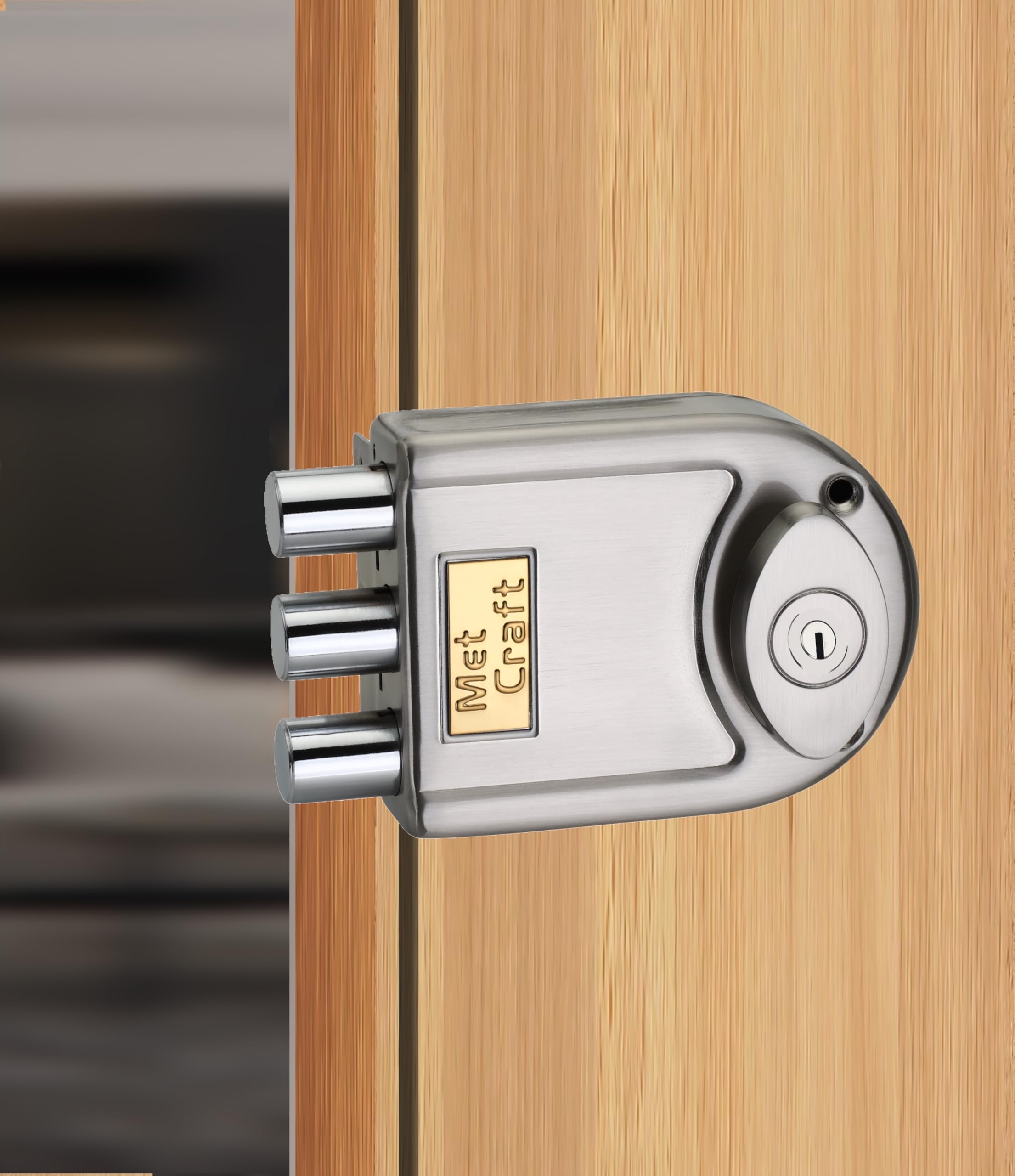 MCAH-501-OSK-AB Combination Main Door Lock (Brown, Glossy Finish) — Amazon image 8
