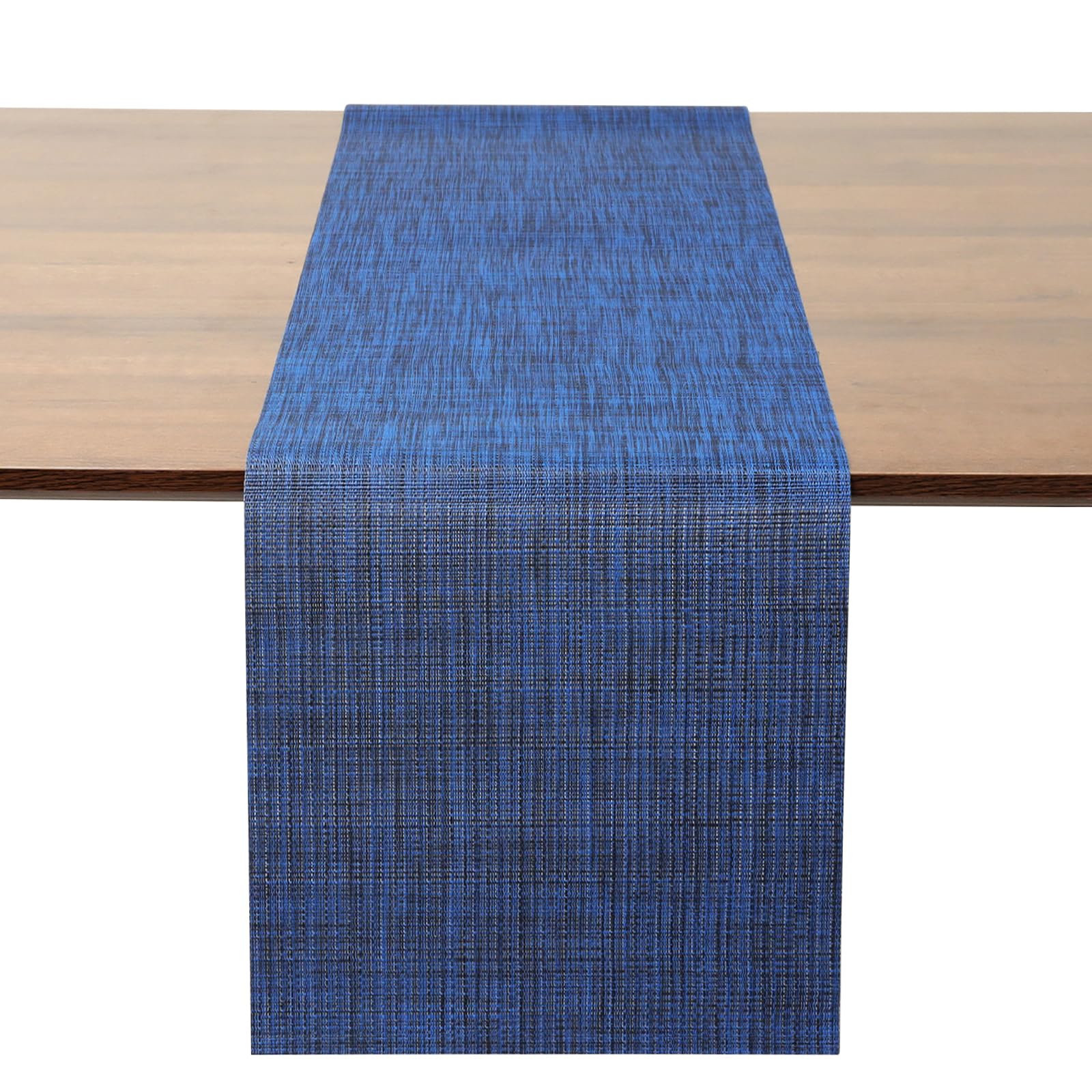 Chemin de table lavable anti-tache couleur océan pour simplifier l'entretien des repas