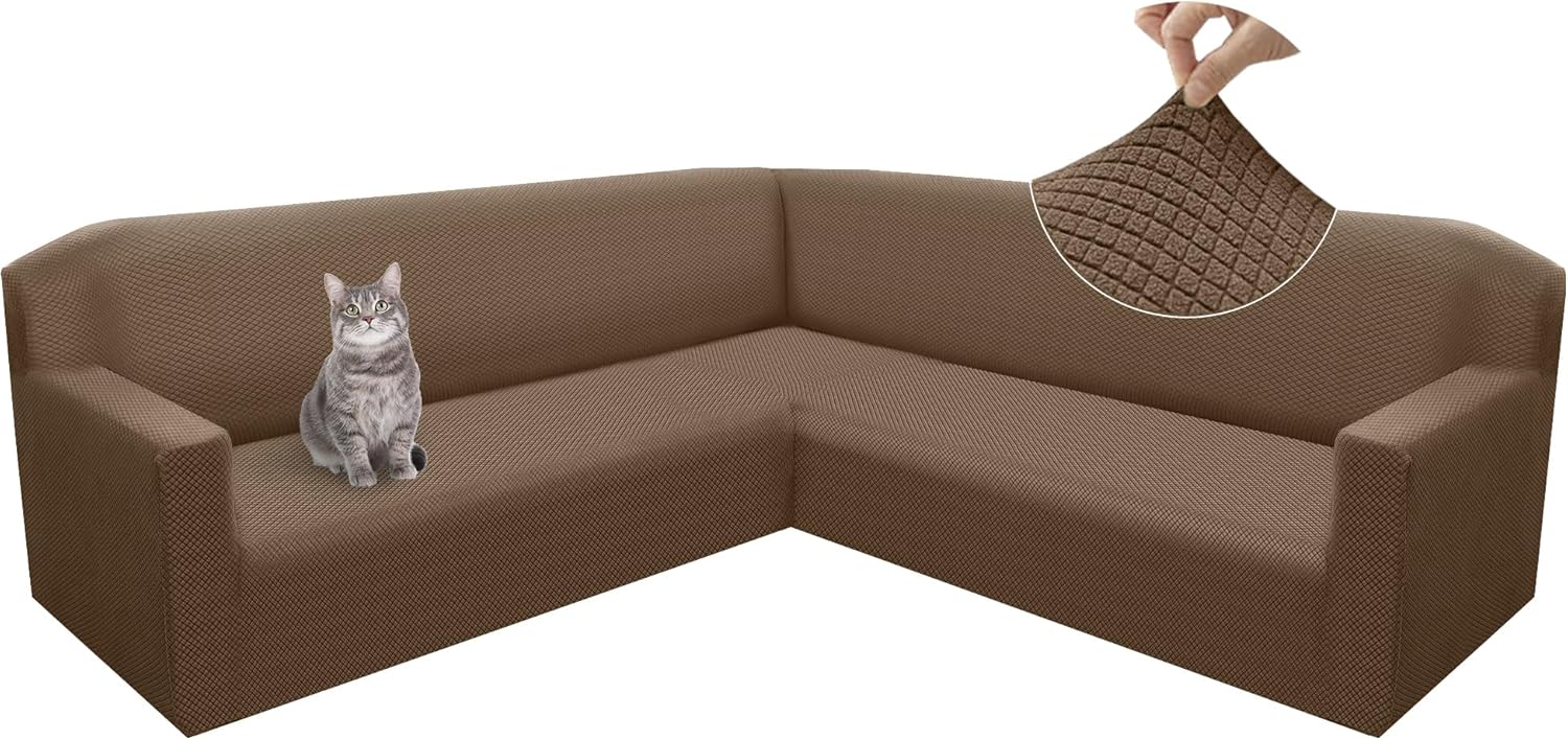 洗えるカバーリング フローレンス・L字型 コーナーソファ｜Y-KAGU(輸入家具屋さん.com) Arfntevss コーナーセクショナルカウチカバー L字型ソファカバー 特大マジックストレッチカウチカバー ソフト機能 ジャカード