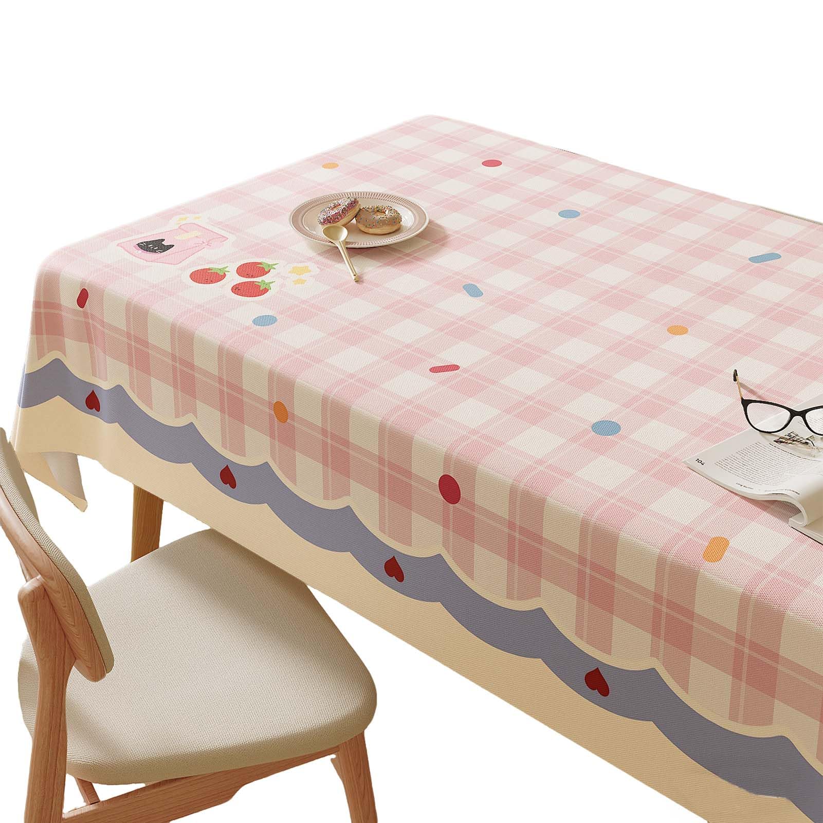 Mantel Impermeable Rectangular De PVC Lavable, Mantel Antimanchas Y Protector De Mesa para Cocina Comedor Terraza Jardín, Resistente Al Agua, Suave, Flexible Y Fácil De Limpiar