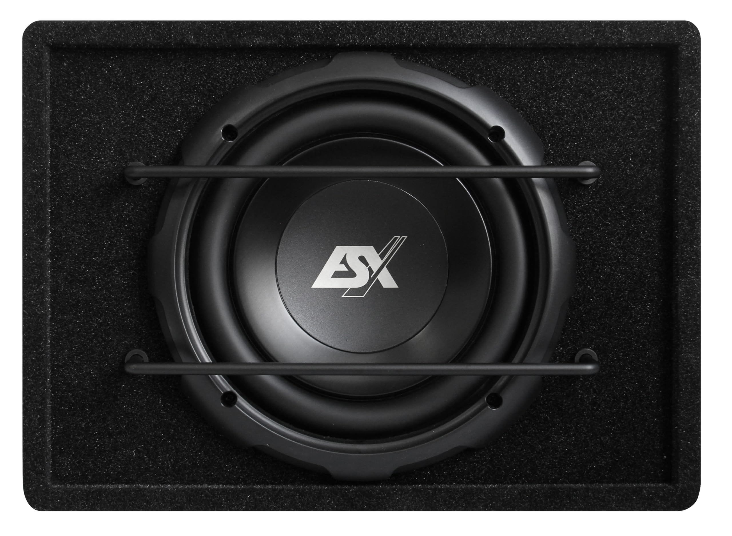 ESX SIGNUM SXB10A - 10“ (25 cm) aktiver Subwoofer | Aktiv Gehäuse-Subwoofer mit ALU-Membran