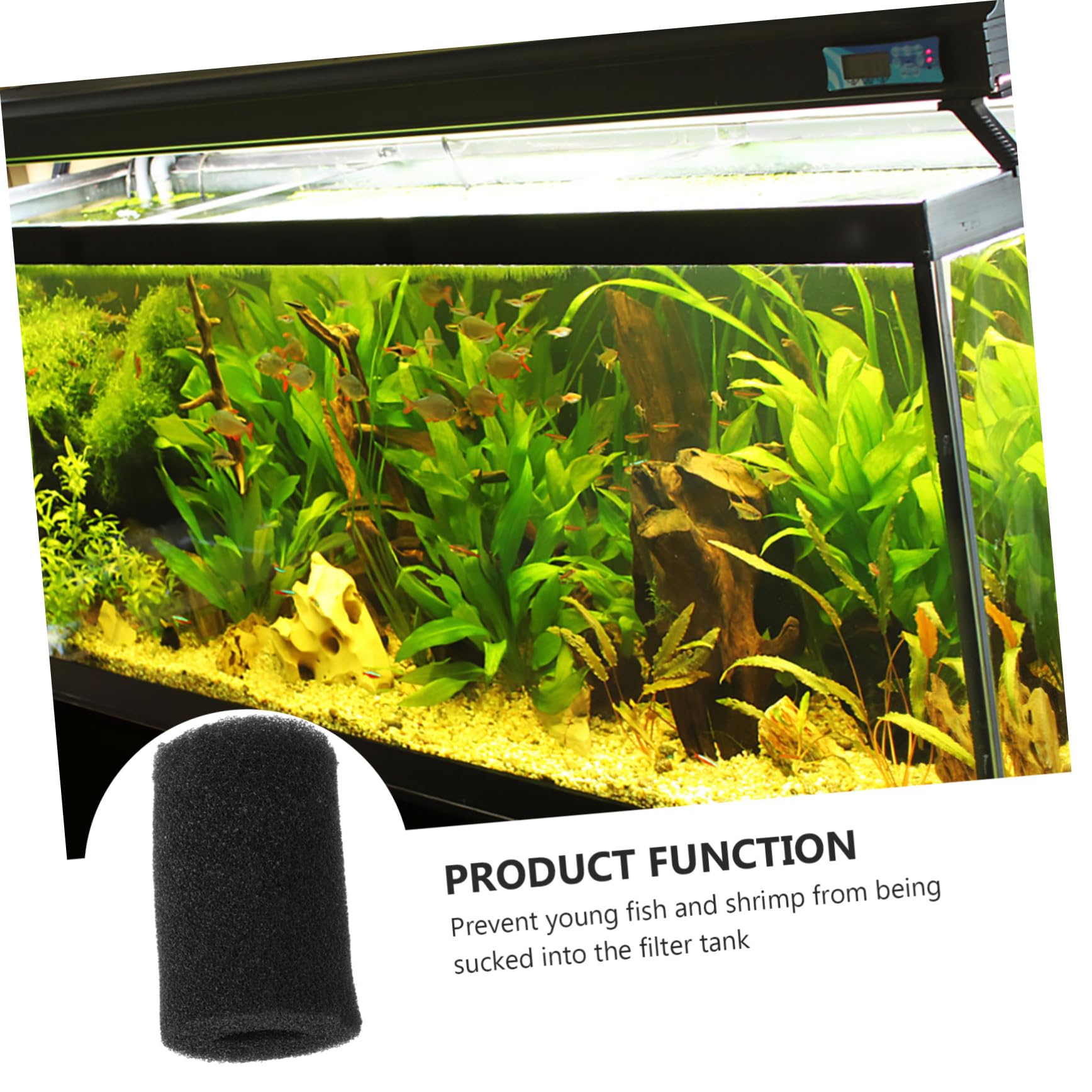 Amazon | Toddmomy 4個プレフィルタースポンジ 水槽用フィルター