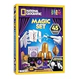 National Geographic Kids Magic Set - 45 Magic Tricks for Kids to Perform with Step-by-Step Video Instructions for Each Trick Provided by a Professional Magician, Toys for Boys and Girls