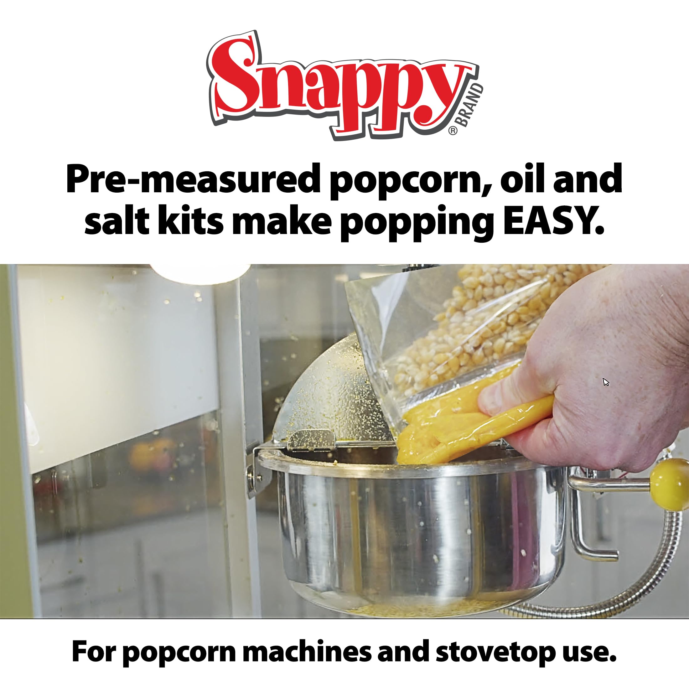 Amazon.com: Snappy Snap-Paks All in One Popcorn Portion Packets
