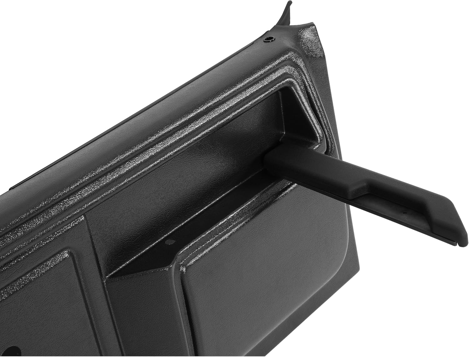 ALMULOO Pair Inner Door Panel Compatible with 1980-1986 Ford F150 F250 F350 Compatible with Ford Bronoco Interior Door Panels Plastic Black Left + Right