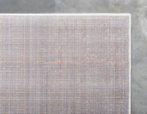 Miniatura 19 de Unique Loom Helios Collection - Santorini - Alfombra rectangular de 5 pies 1 pulgada x 8 pies, beige marfil y dorado