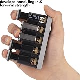 Django Hand Exerciser Strengthener | 5 Finger Grip Adjustable | for Guitar, Musicians, Athletes, Rock Climbers, and Physical Therapy | Includes 3 Resistance Training Workout Cards | Fully Guaranteed - 2