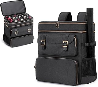 Trunab Zaino DND da Rpg Adventure's Travel, Borsa per Battle Mat di Dungeons And Dragons, con Strato di Schiuma in Miniatura, Grande capacità Compatibile con Molti Manuali, Guide DM, Dadi e Altro