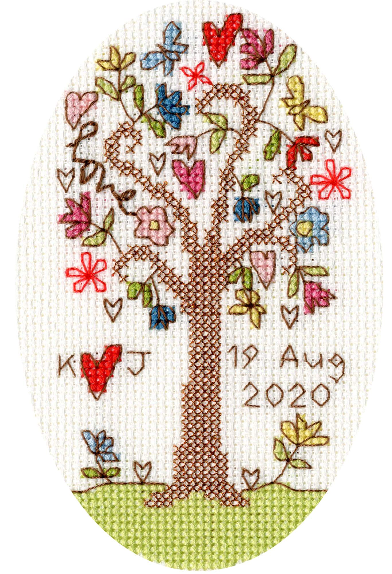 Bothy ThreadsCross Stitch Kit - Greeing Card - Sweet Tree Card