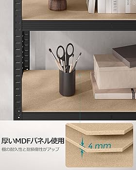 Amazon｜SONGMICS スチールラック 幅120㎝ メタルラック
