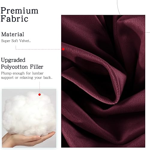 Miniatura 8 de Almohada de cabecera de cuña para dormitorio, almohada de lectura para la espalda, soporte para sentarse en la cama, cojín lumbar, posicionamiento