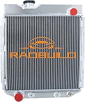 Vista 8 de CU251 Radiador de aluminio de 4 filas para Ford Falcon Mustang Comet Ranchero 1960-1966, para Mercury Comet 1961-1965, para Mustang V8 1965-1966