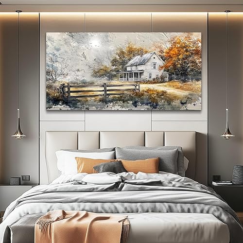 Miniatura 5 de KELIYUAN Lienzo decorativo de pared para sala de estar, dormitorio, decoración de pared, hogar, oficina, comedor, tinta abstracta, paisaje, pintura,