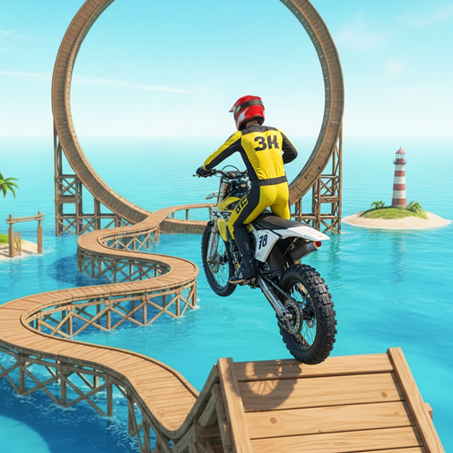 Sky Stunt Racing Pro – Flying Bike Challenge
