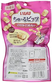 Amazon | いなば ちゅ~るビッツ とりささみ さつまいも入り 12g