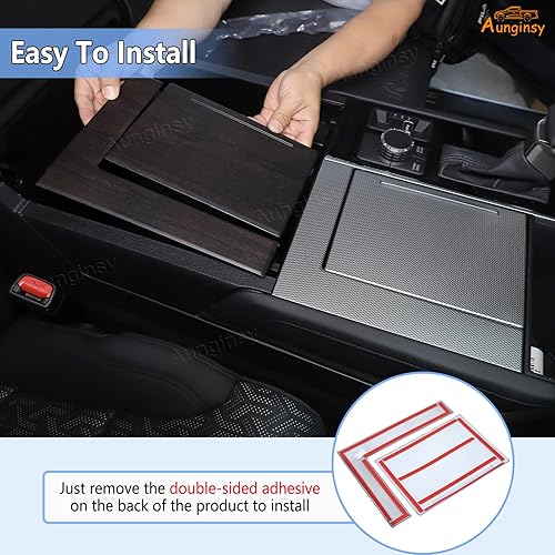 Miniatura 10 de Soporte para taza de consola central de automóvil, compatible con Toyota TundraSequoia 2022-2023 con control central interior, soporte para tazas de