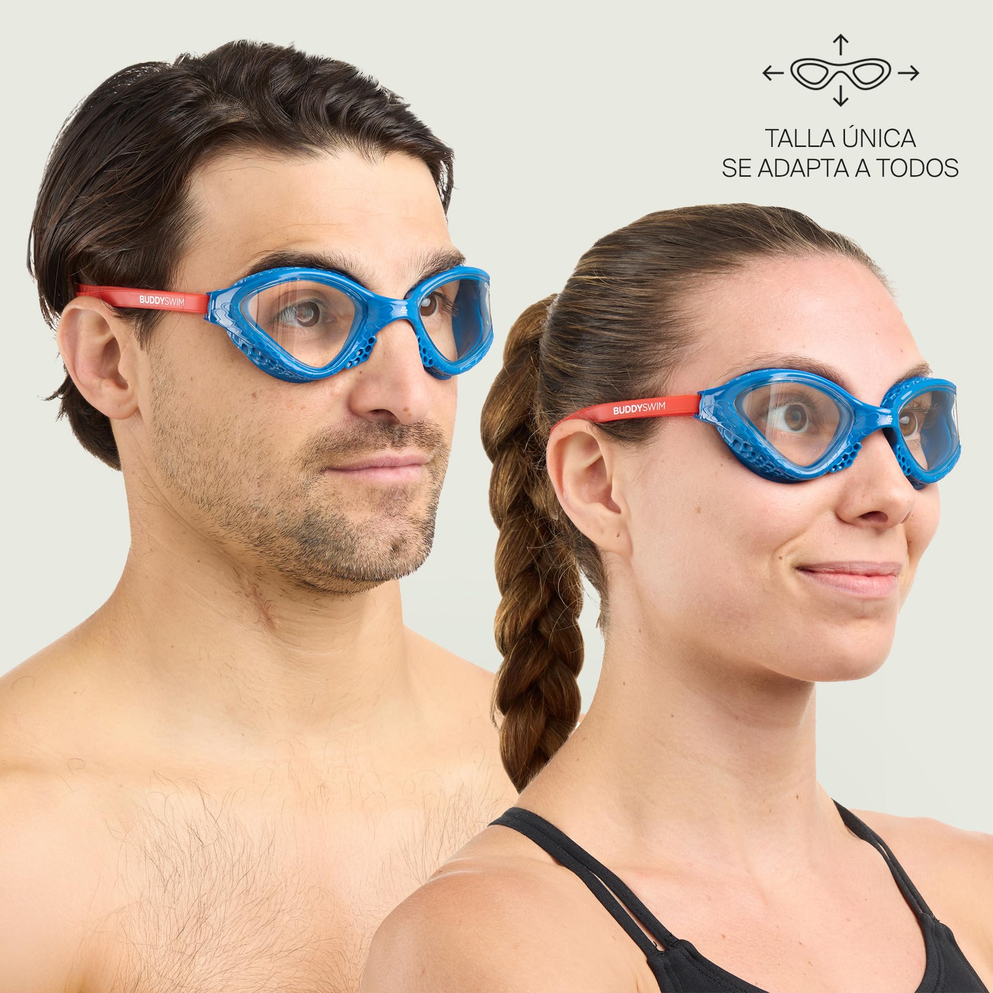 Gafas Natacion Ozean. Gafas Natacion Hombre Protección UV400. Gafas Nadar Mujer Antivaho. Gafas Piscina Hombre con Visión Periferica. Para Piscina Mujer con Ajuste Cómodo con Tecnología HCF.