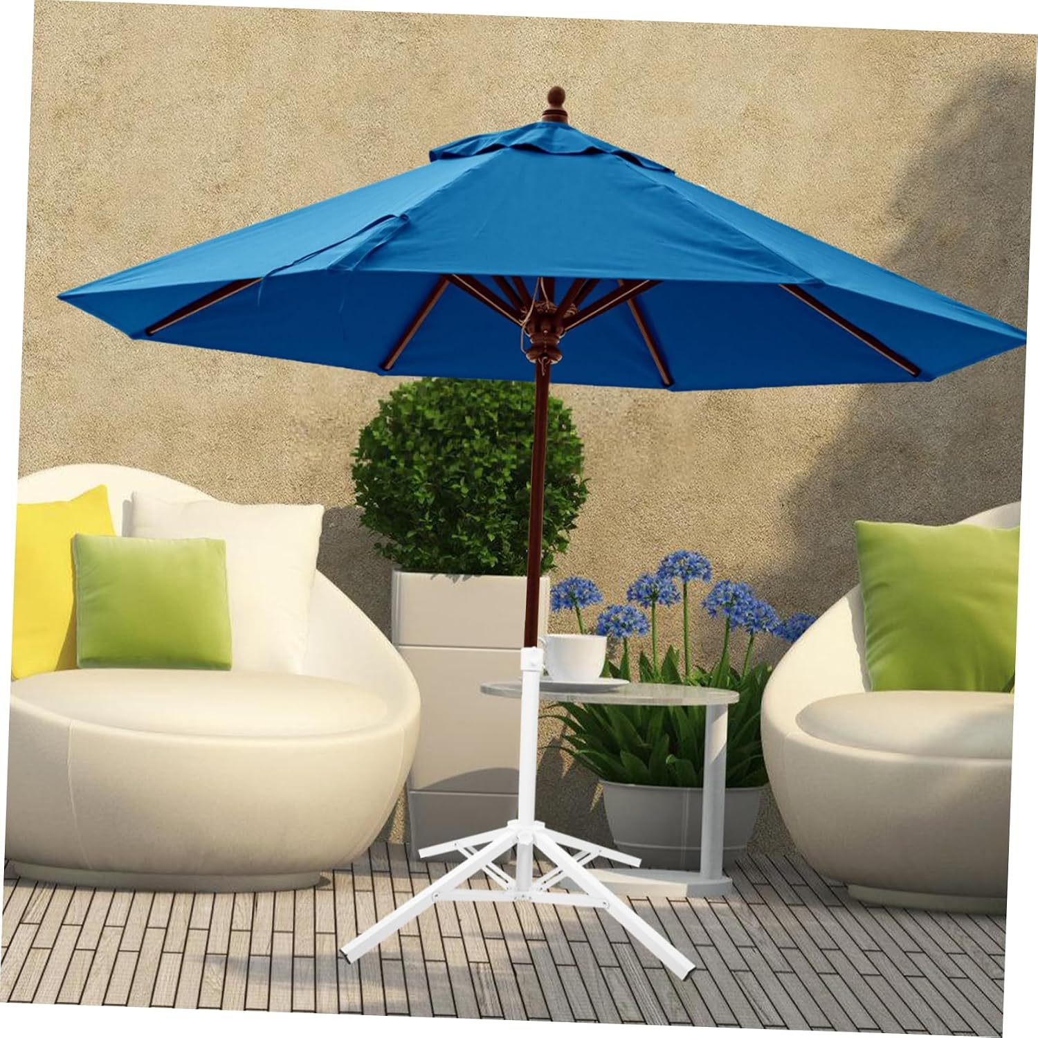 MERRYHAPY Beach Umbrella Stand Sturdy Base Support for Sunshade and Patio Umbrellas Easy Installation for Outdoor Use for Garden and Beach Settings