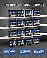 Vista 9 de 12V 100Ah LiFePO4 Lithium Battery with Bluetooth, BCI Group 24, 12V Mini Batterys 100A Smart BMS, Support Monitoring Battery via Phone Bluetooth, Up