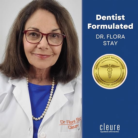 Cleure Alcohol Free Mouth Wash for Adults & Kids, Cinnamon (16 oz) | With Xylitol & Baking Soda Gentle, Fluoride Free Formula for Sensitive Mouths & Gums with No Sting, Made in the USA