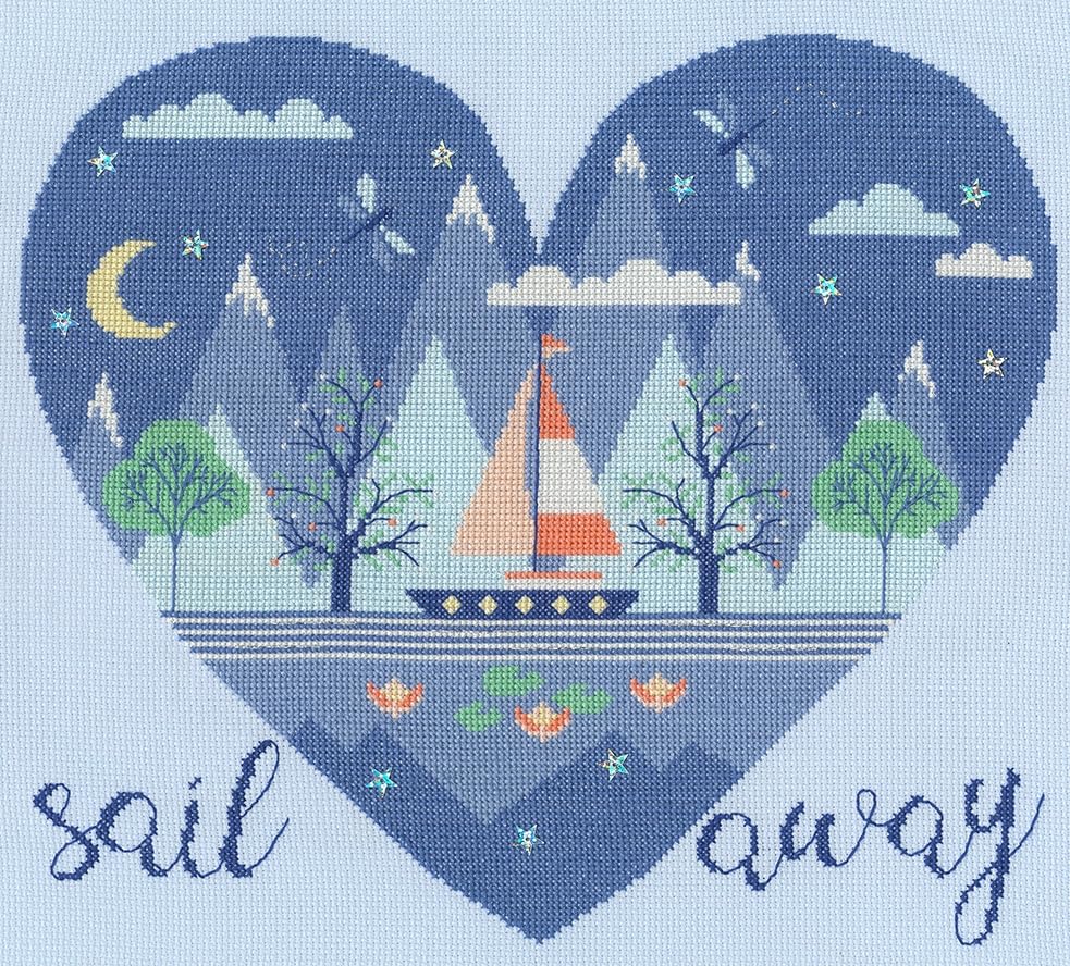 Bothy Threads Counted Cross Stitch Kit - Sail Away