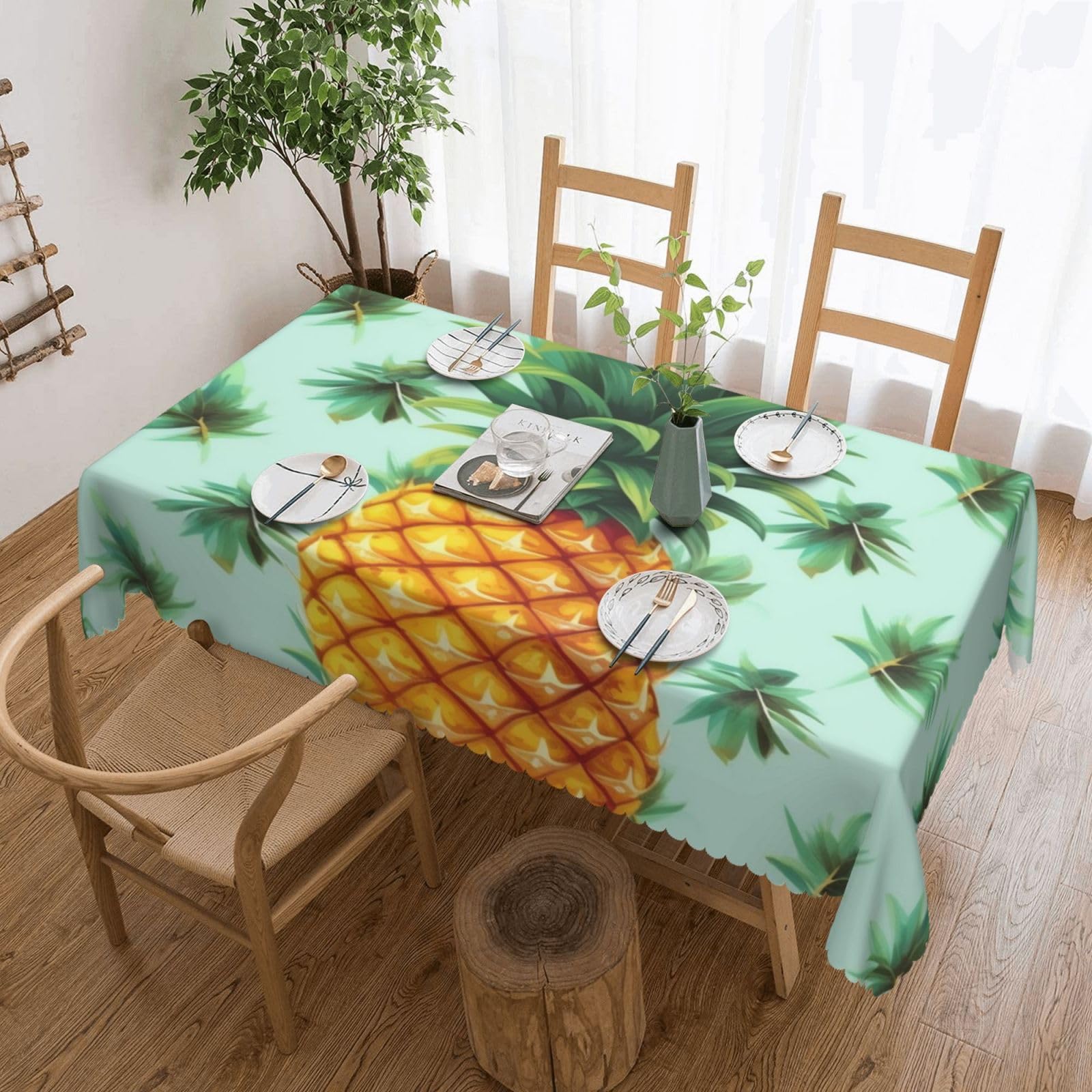 Nappe rectangulaire imperméable et antitache pour table de banquet