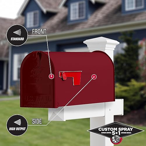 Miniatura 6 de Rust-Oleum 376857 - Pintura en aerosol 5 en 1 personalizada para prevención del óxido, 12 onzas, marrón plano