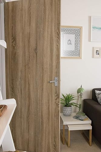 Miniatura 6 de d-c-fix Sonoma - Papel adhesivo autoadhesivo de grano de madera clara de roble Sonoma, impermeable y extraíble, vinilo decorativo para cocina,