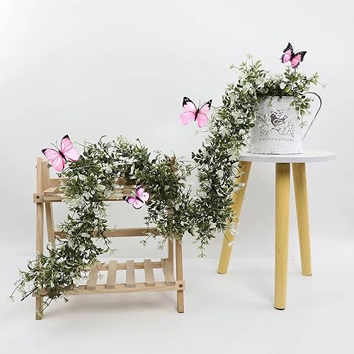 Miniatura 5 de 12 piezas de decoraciones de mariposa artificiales 2 tamaños de decoración de mariposa para manualidades bricolaje 3D únicas mariposas decorativas