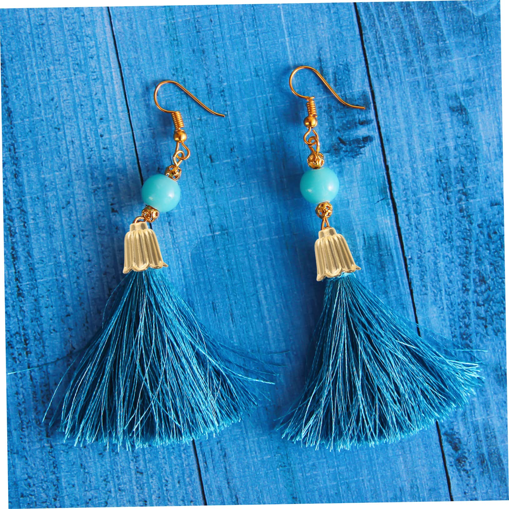 ARTIBETTER 3sets Bead Caps for Jewelry Making DIY Supply Tassel End Cap Gold Spacer Beads for Necklace Making 100pcs*3