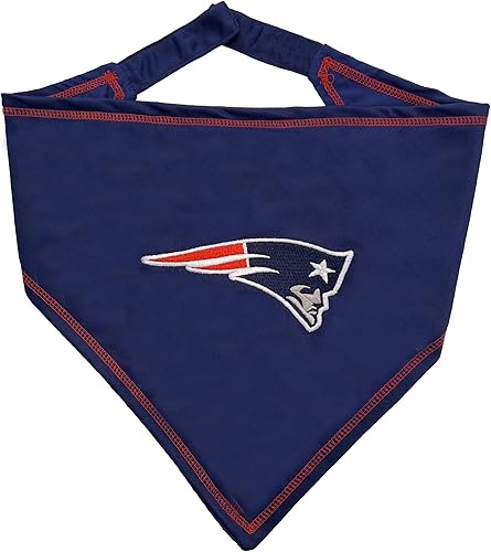 Pets First NFL New England Patriots - Pañuelo TIE para perro, talla LXL. Pañuelo para perro y gato, perro, el mejor día del juego, bandana de fiesta