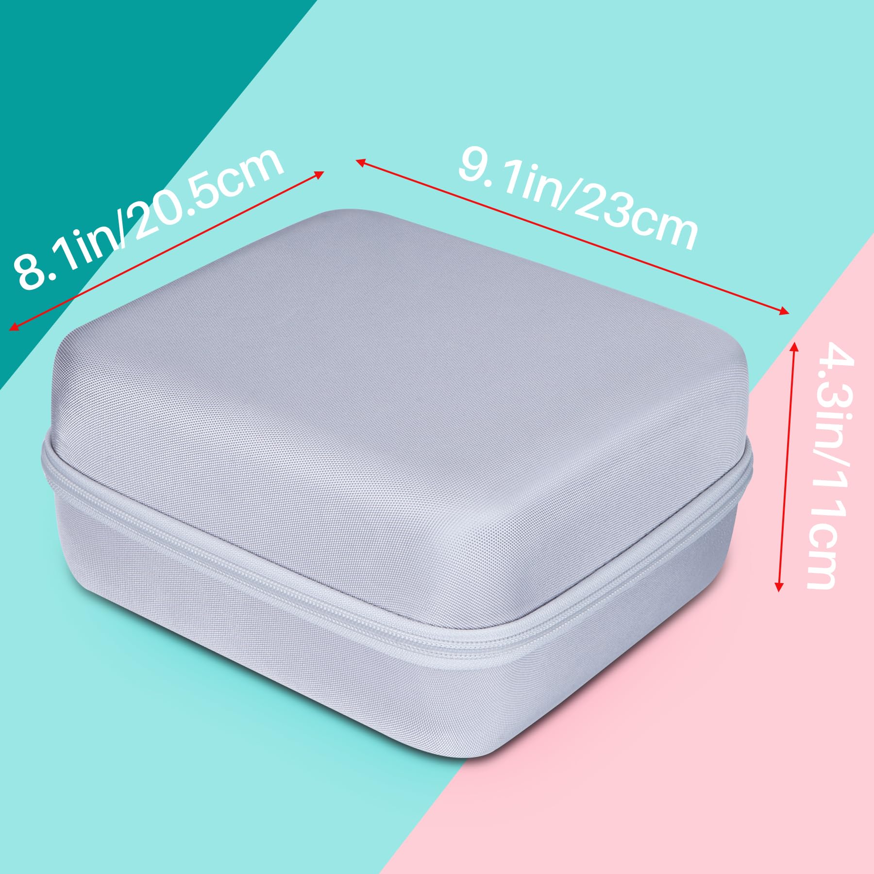 Lebakort Funda rígida Compatible con Impresora fotográfica compacta Canon SELPHY CP1500 CP1300 CP1200 (Blanquecina)