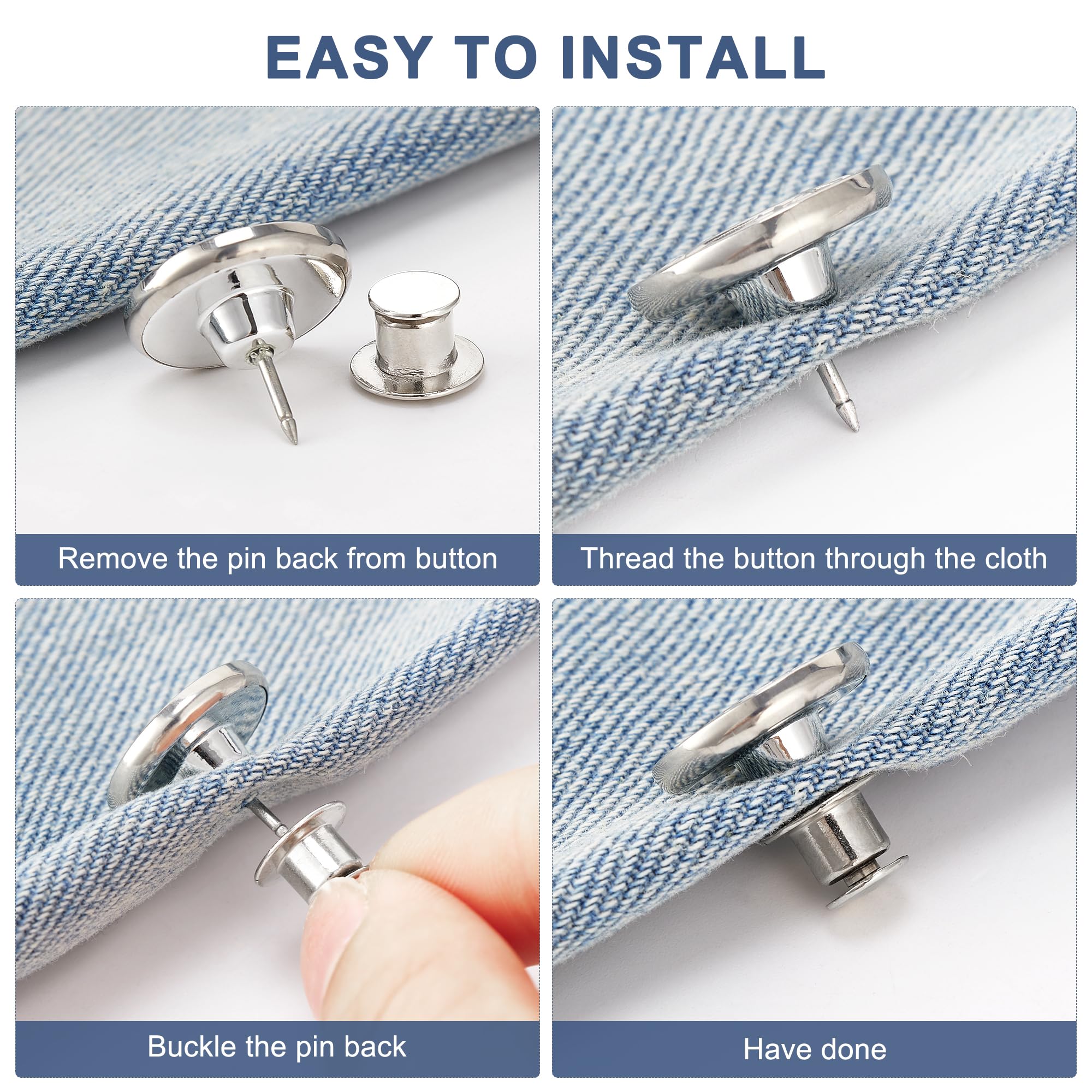 24 Stuks Broeklintverstelclip, Zonder Naaien of Gereedschap, Clip om Broeken smaller te maken, Dempenbare Tailleklemmen voor Rokken en Jeans