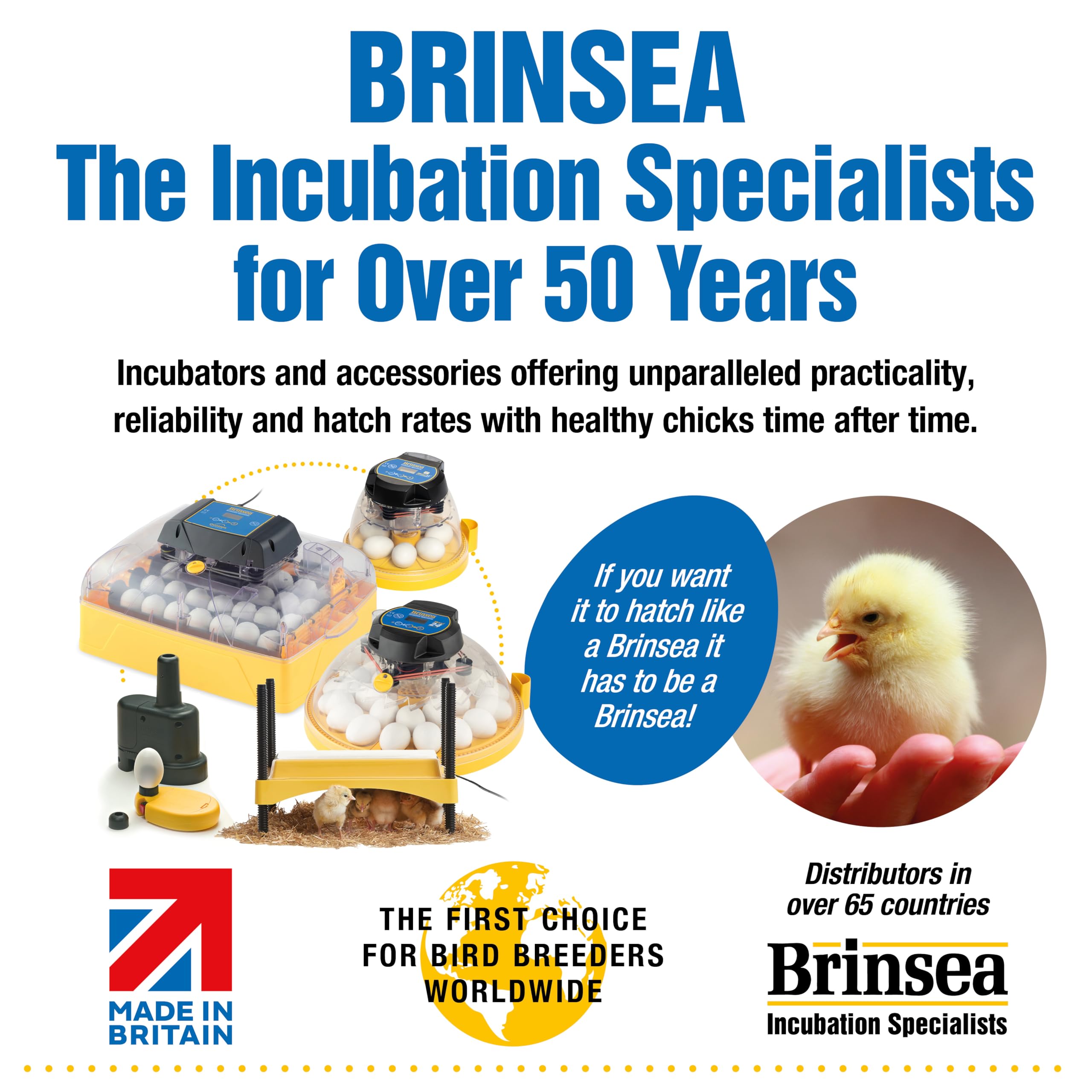 Brinsea Maxi 48 EX 48 - Incubadora de huevos fabricada en Reino Unido, calidad premium, giro totalmente automático y control de humedad automático integral, incluye alarmas digitales y enfriamiento de